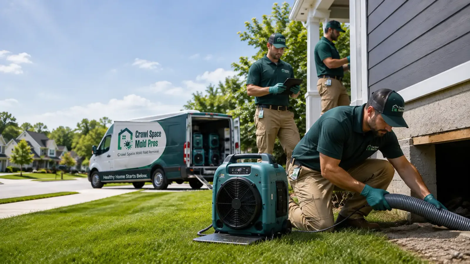 Crawl Space Mold Removal in Augusta, OH